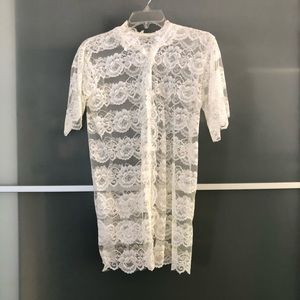 Vintage Lace Beach Cover-Up